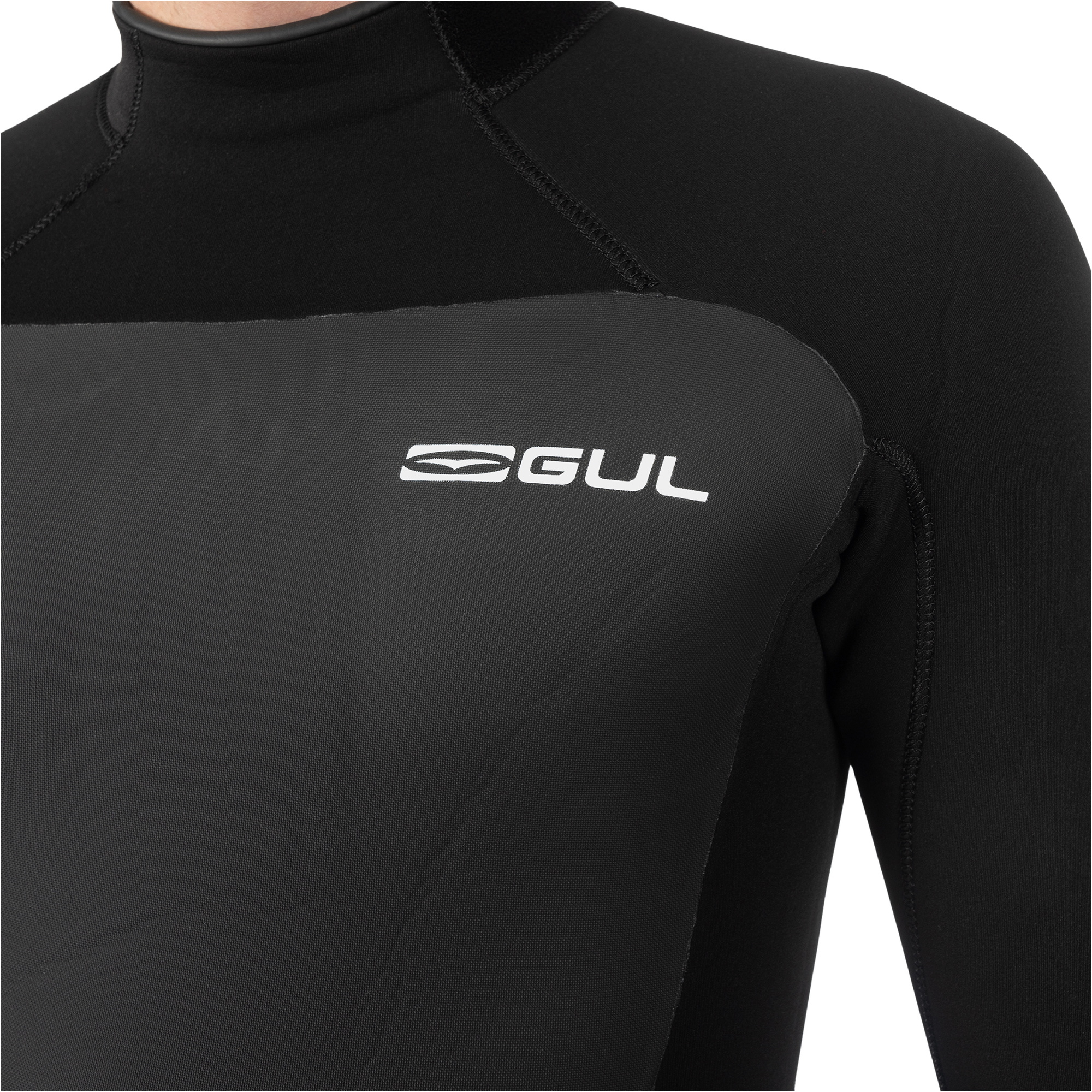 2026 Gul Mens Response 3/2mm GBS Back Zip Wetsuit RE1231-C1 - Black